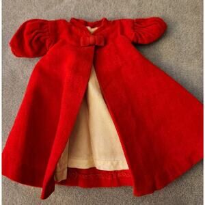 Vintage Barbie "Red Flare" Velvet Tent Coat #939 Mattel (1962-1965)
